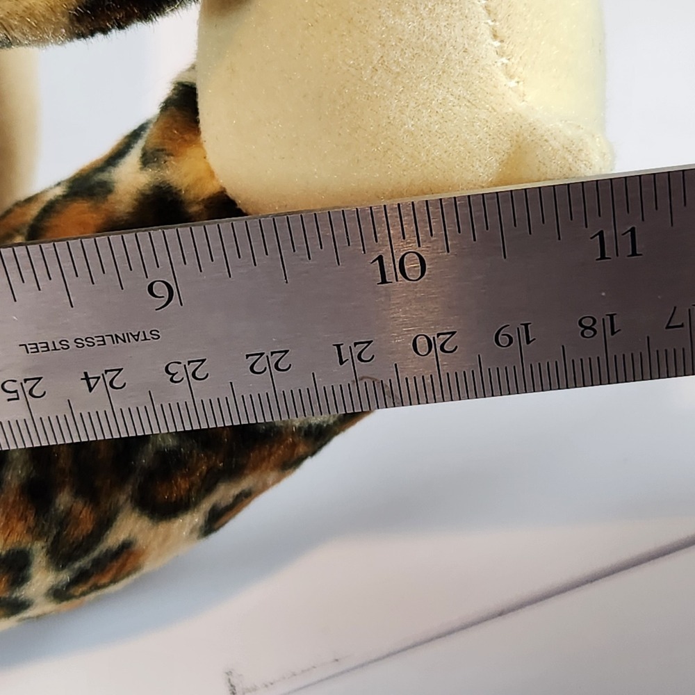 B.J Toy CO Cheetah Print Dinosaur Stuffed Animal Plush 14" RARE Toy Gift Brown - Picture 11 of 12
